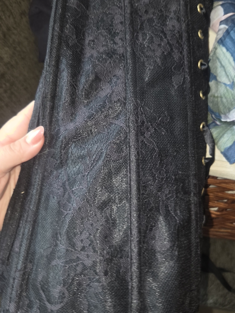 Black Lace Corset